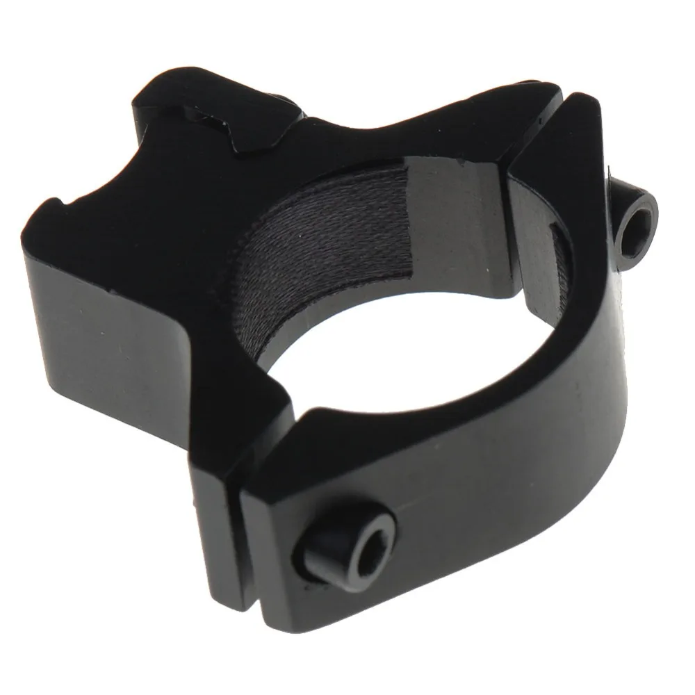 1 pc 25.4mm منخفضة نطاق مصباح يدوي في الهواء الطلق الصيد حلقة معدنية جبل 11mm السكك الحديدية