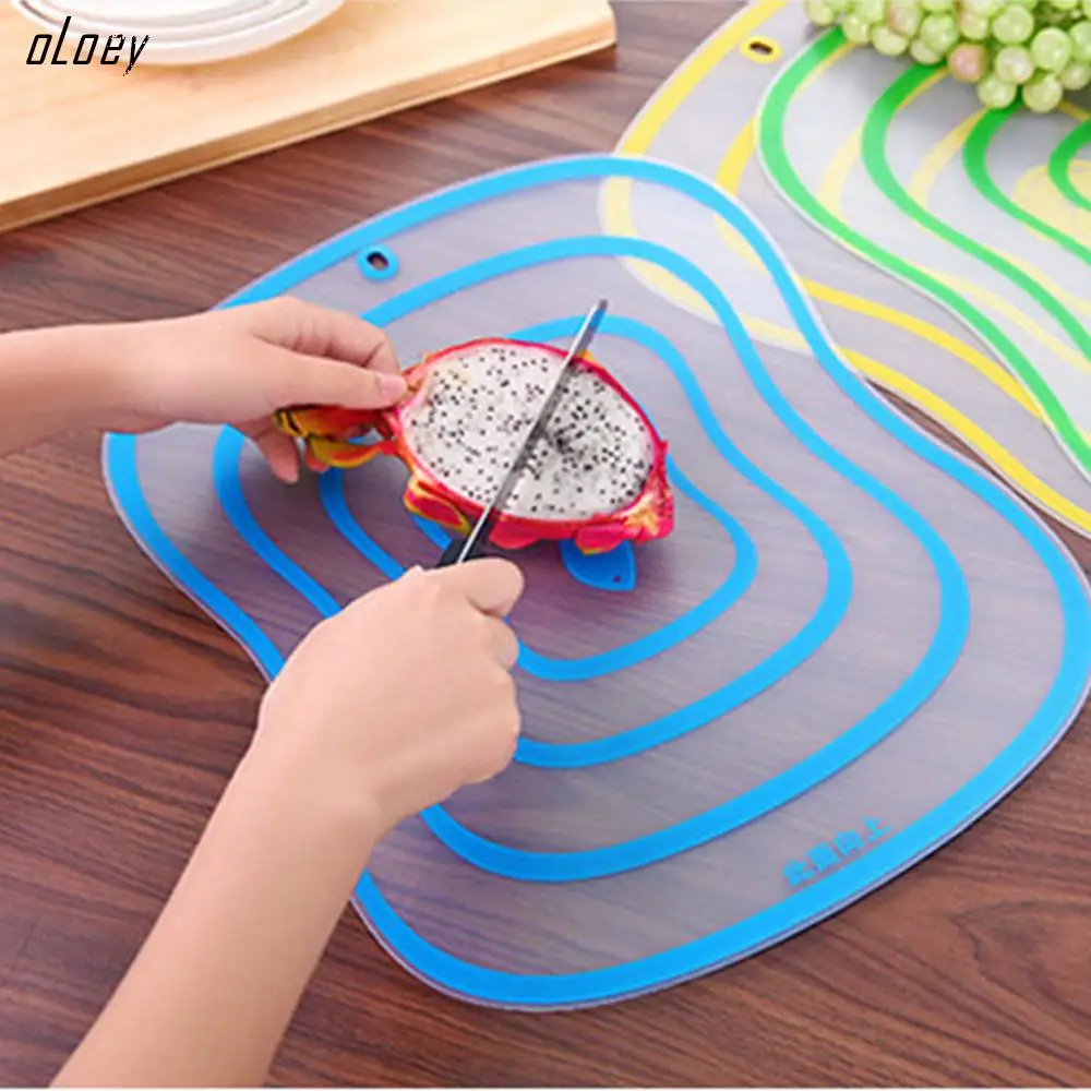 

1pc Plastic Chopping Board Non-slip Frosted Kitchen Cutting Board Vegetable Meat Tools Kitchen Accessories Chopping Board S M L