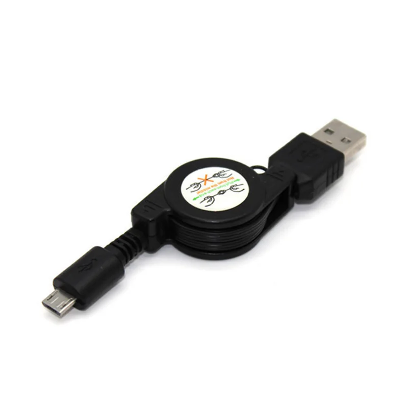 

Overfly Retractable Micro USB Data Cable 80CM Data Cable Sync Charger Cable for Samsung Android iphone Xiaomi Huawei