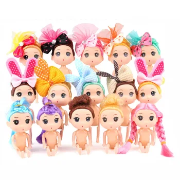 

5pcs 12cm Doll Baking Cake Decoration Mould Silicone Doll Action Toy for Girl