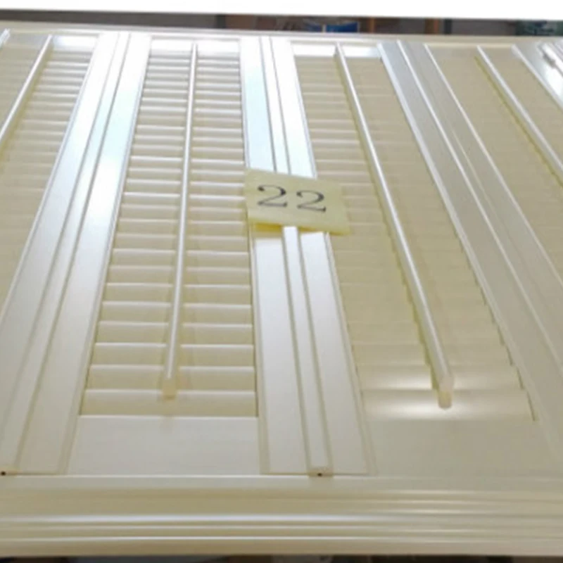 

Indoor 100% Plantation Shutters Blinds With Standard Tilt Bar Shading Left And Right Biparting Open 1 Square Meters Customizable