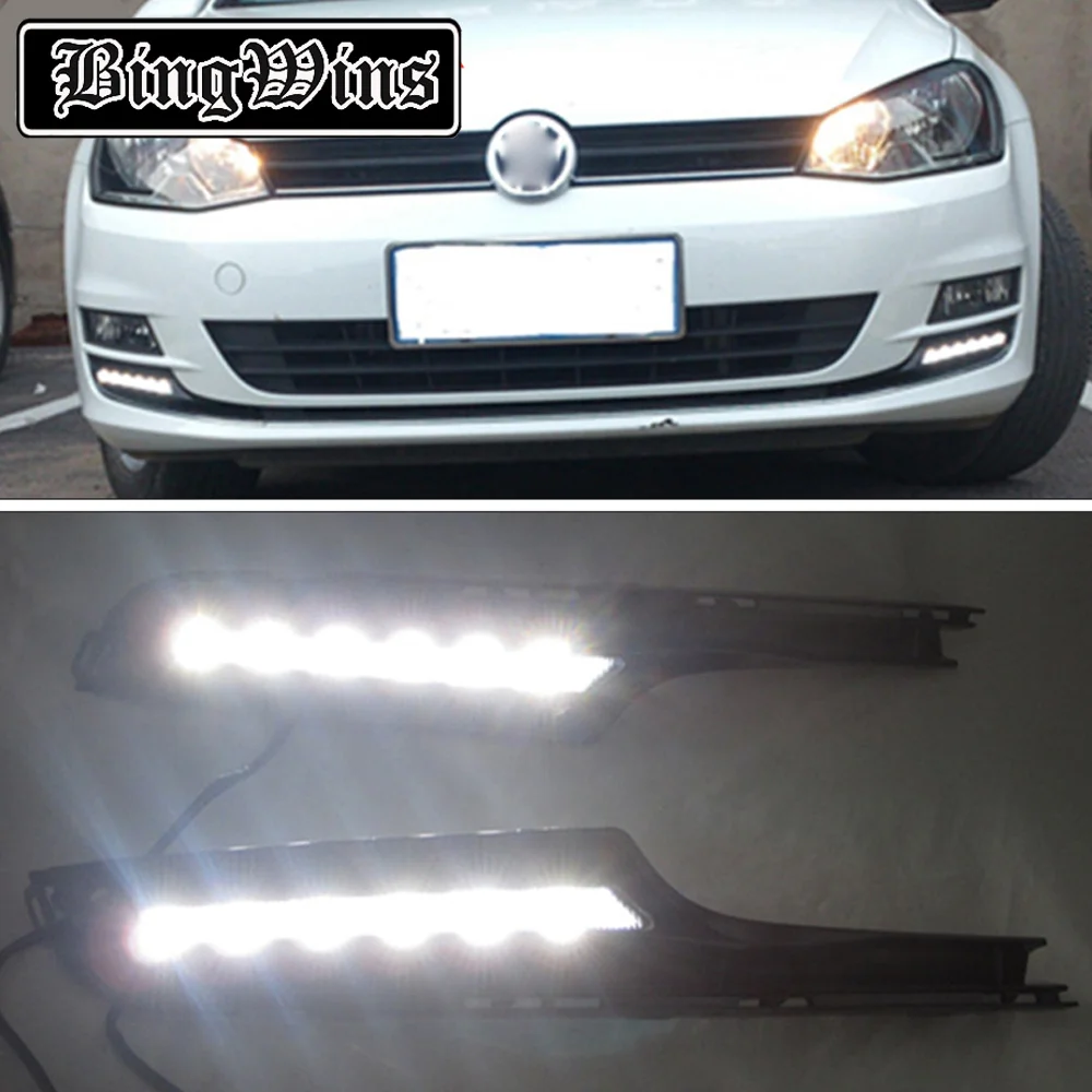 Car styling for LED DRL daytime running lights for Volkswagen VW Golf 7