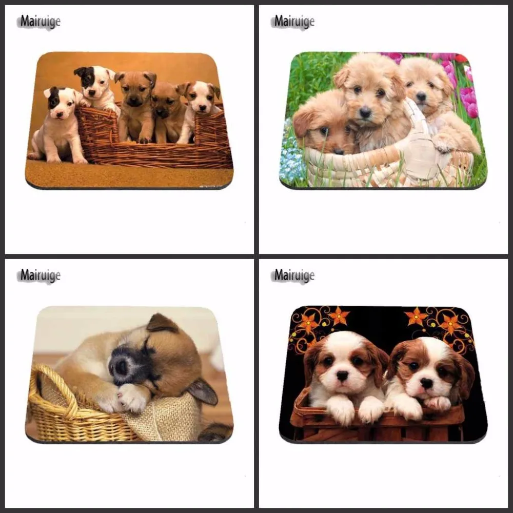 

Mairuige Shop High Quality Customized Mouse Pad Animals dog Keyboards Cool dog Computer Notebook Rectangle Rubber Mouse Mat Pad