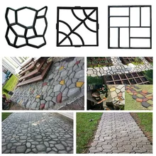 DIY Путь чайник плесень вручную мощения цемента кирпичные формы сад камень дорога бетонные формы тротуар для сада дома