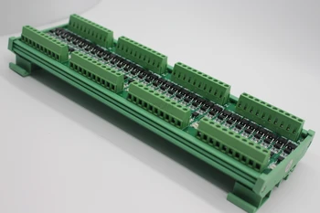 

32 channels NPN/PNP Amplifier Isolation Board for Mitsibushi Siemens PLC, NPN or PNP, 10KHz 3A for I/O Solenoid Drive, Din Rail