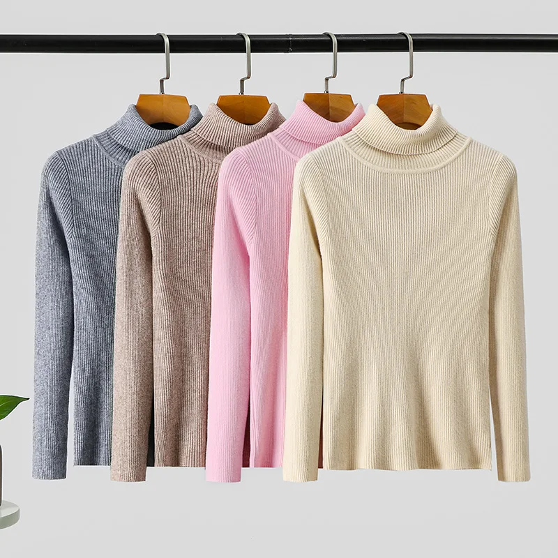 603.31 руб. 40% СКИДКА|Женский свитер 2019 Зимние Топы свитер с высоким воротником женский тонкий пуловер Джемпер вязаный женский свитер пуловер Hiver дамские свитера-in Пуловеры from Женская одежда on Aliexpress.com | Alibaba Group