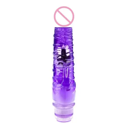 Crystal Rabbit Dildo Vibrator,Multispeed Flexible G-Spot Stimulator Jelly D...