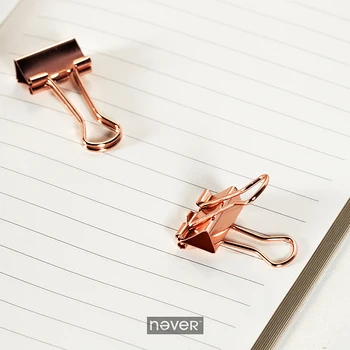 

19mm/25pcs 25mm/12 pcs Marble golden tail clip dovetail fashion creative color office supplies Wallet