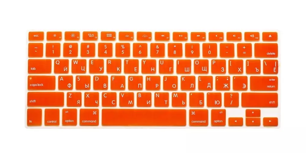 Силиконовый чехол для клавиатуры силиконовая клавиатура США Apple Macbook Air Pro Retina 13 15