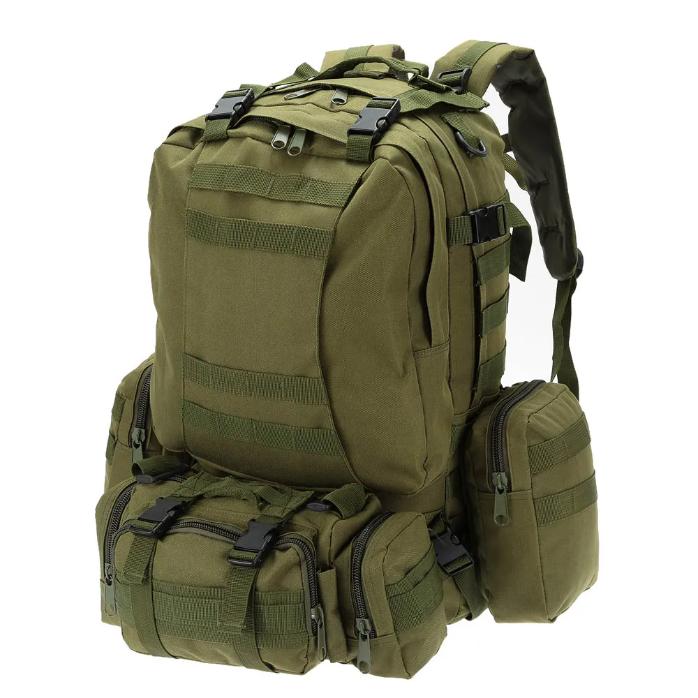 60л военный мужской рюкзак, тактический Камуфляжный Рюкзак, для спорта на открытом воздухе, для альпинизма, туризма, кемпинга, спортивная сумка, рюкзак для путешествий - Цвет: Color-5