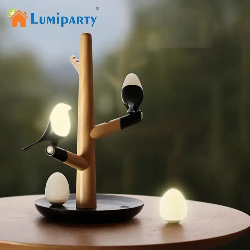 

LumiParty Intelligent Human Body Induction Night Light Emergency Lamp USB Charging Creative Vertical Desk Lamp Christmas Light