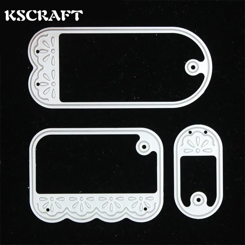 

KSCRAFT Lace Borders Metal Cutting Dies Stencils for DIY Scrapbooking Stamp/photo album Decorative Embossing DIY Paper Cards