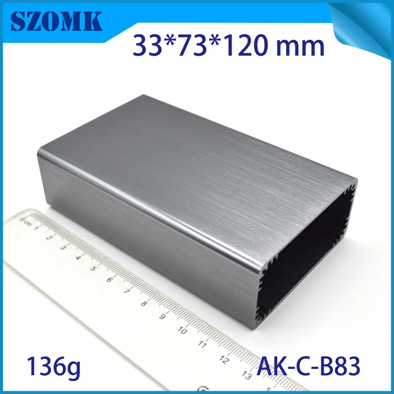 aluminum box for electronic project extruded aluminum electrical cabinet szomk aluminum housing for pcb design GPS control enclosure (7) - 