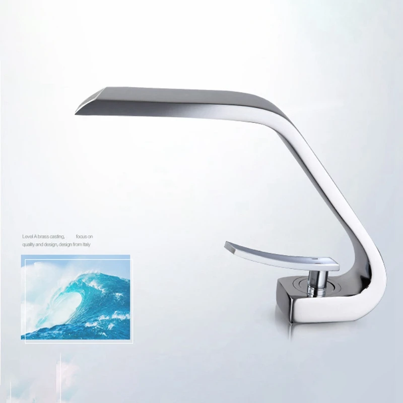 

Copper Single Handle Bathroom Sink Faucet Mixer Tap Basin Faucet