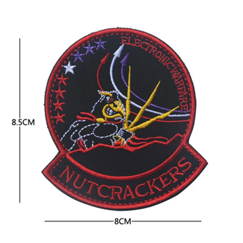 Спецназ спецназ черный спецназ зона полета тест эскадрилья бомба кошки USAF патчи тактический боевой дух армейский значок аппликация Военный Патч