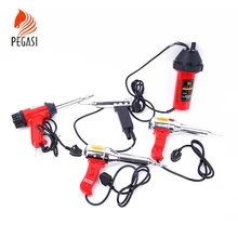 PEGASI 220 В промышленный тепловой пистолет горячий воздушный пистолет регулировка температуры электрически нагреваемый паяльник и сварочные электроинструменты