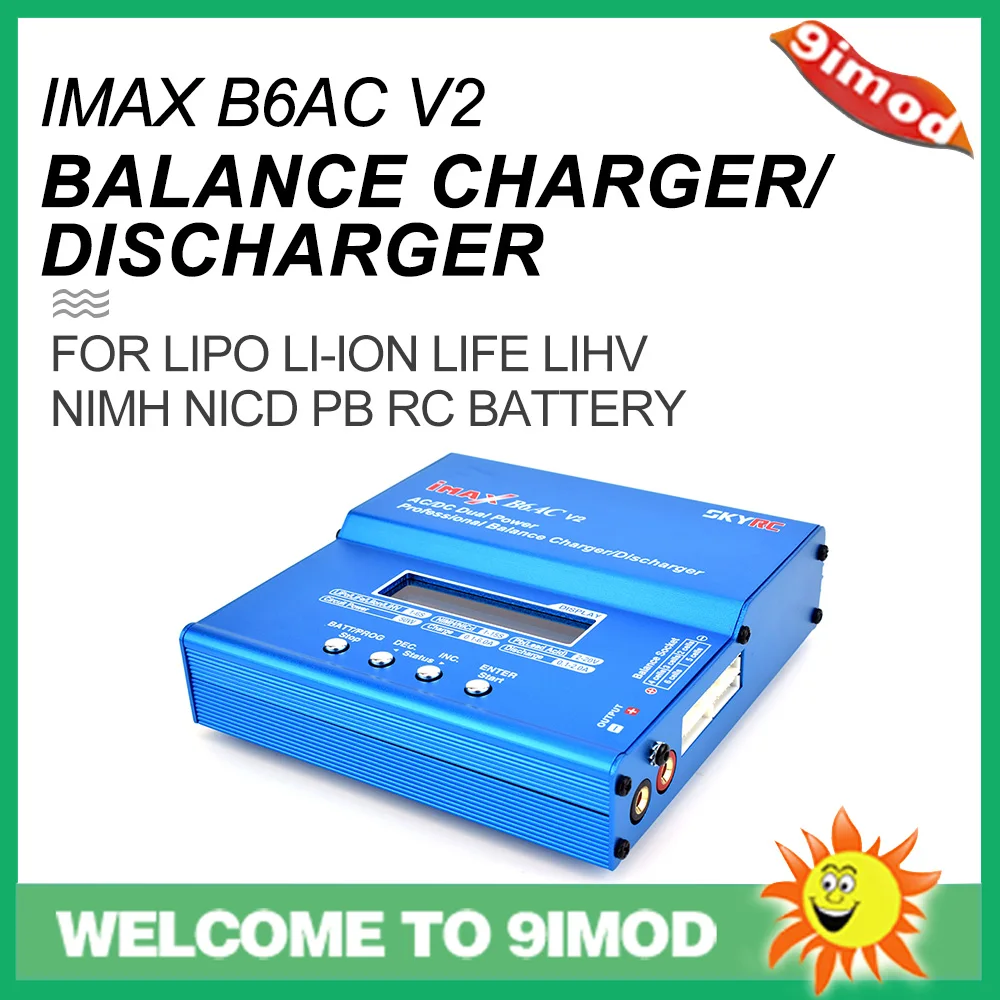 SKYRC iMAX B6AC V2 6A 50 Вт Зарядное устройство/Dis зарядное устройство для 1 6S LiPo Li Ion LiFe LiHV Nimh