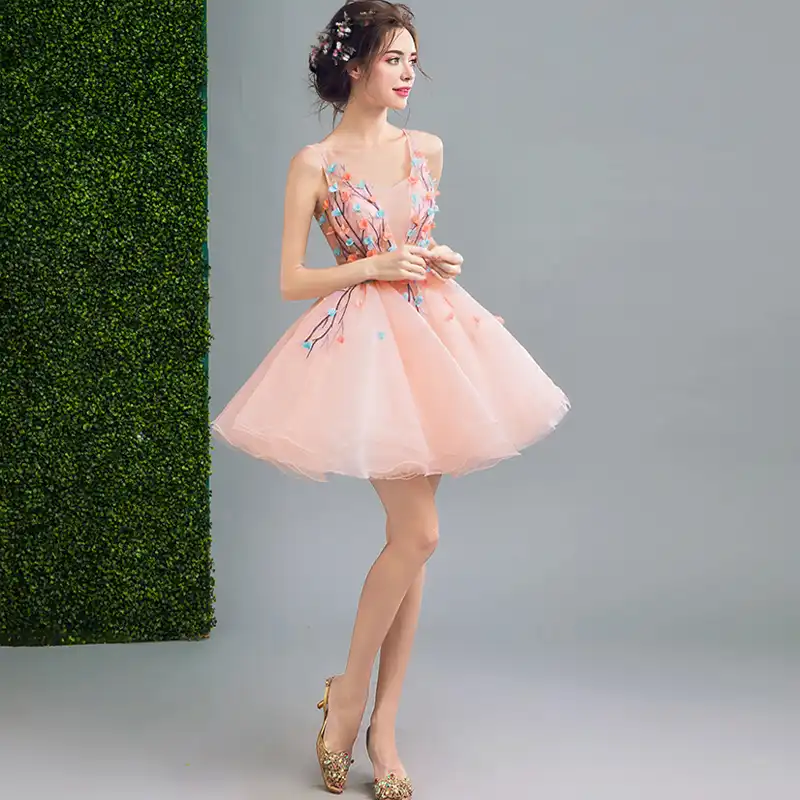 vestidos de tul cortos mujer