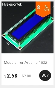 Модуль для Arduino 1602 с синей подсветкой ЖК-дисплей 16x2 HD44780 символьный ЖК-дисплей IIC igc W/последовательный интерфейс плата адаптера UNO Nano