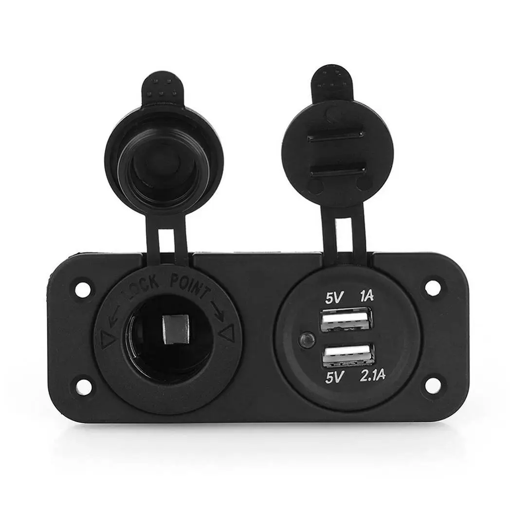 Новый автомобильный прикуриватель Разветвитель 12 24 в USB 3100A адаптер питания 120 Вт