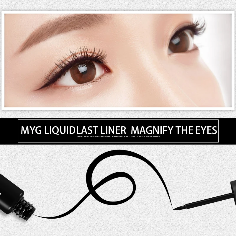 Top Quality Black Eyeliner Pencil Long-lasting Fast/Quick Dry Waterproof Eyeliner No Dizzy Makeup Professional Eyeliner