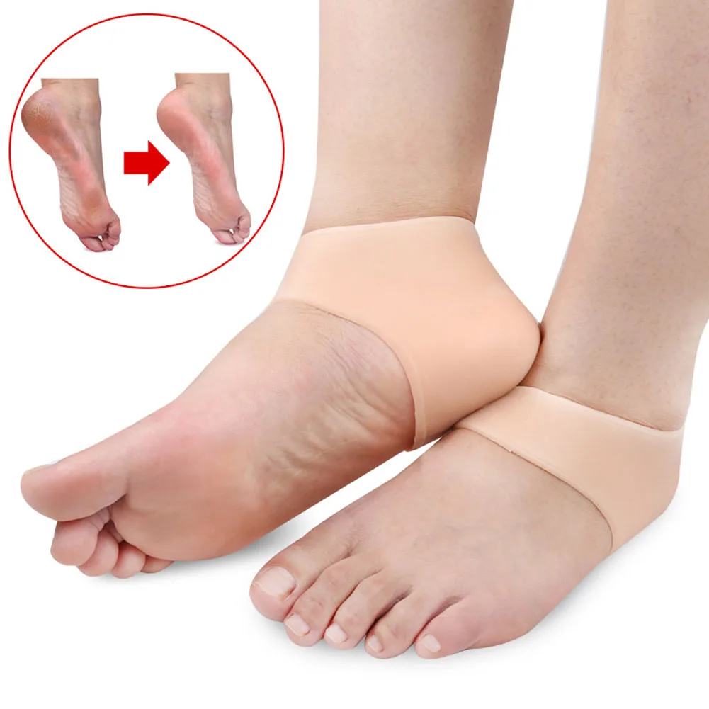 1 пара силиконовая Уход за ногами увлажняющий гель пятки носки потрескавшейся кожи ног Уход протектор Ноги Уход для Для мужчин/Для женщин