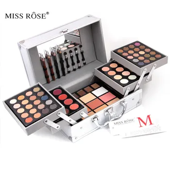 

Miss Rose Fashion Makeup Kit 40 Colors Shimmer Matte Eyeshadow Palette Lipsticks Blush Bronzer Highlighter Concealer Cosmetics