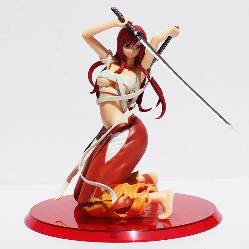 

Fairy Tail Elza Scarlet PVC Action Figure Collectible Model Toy 7" 18CM Free Shipping