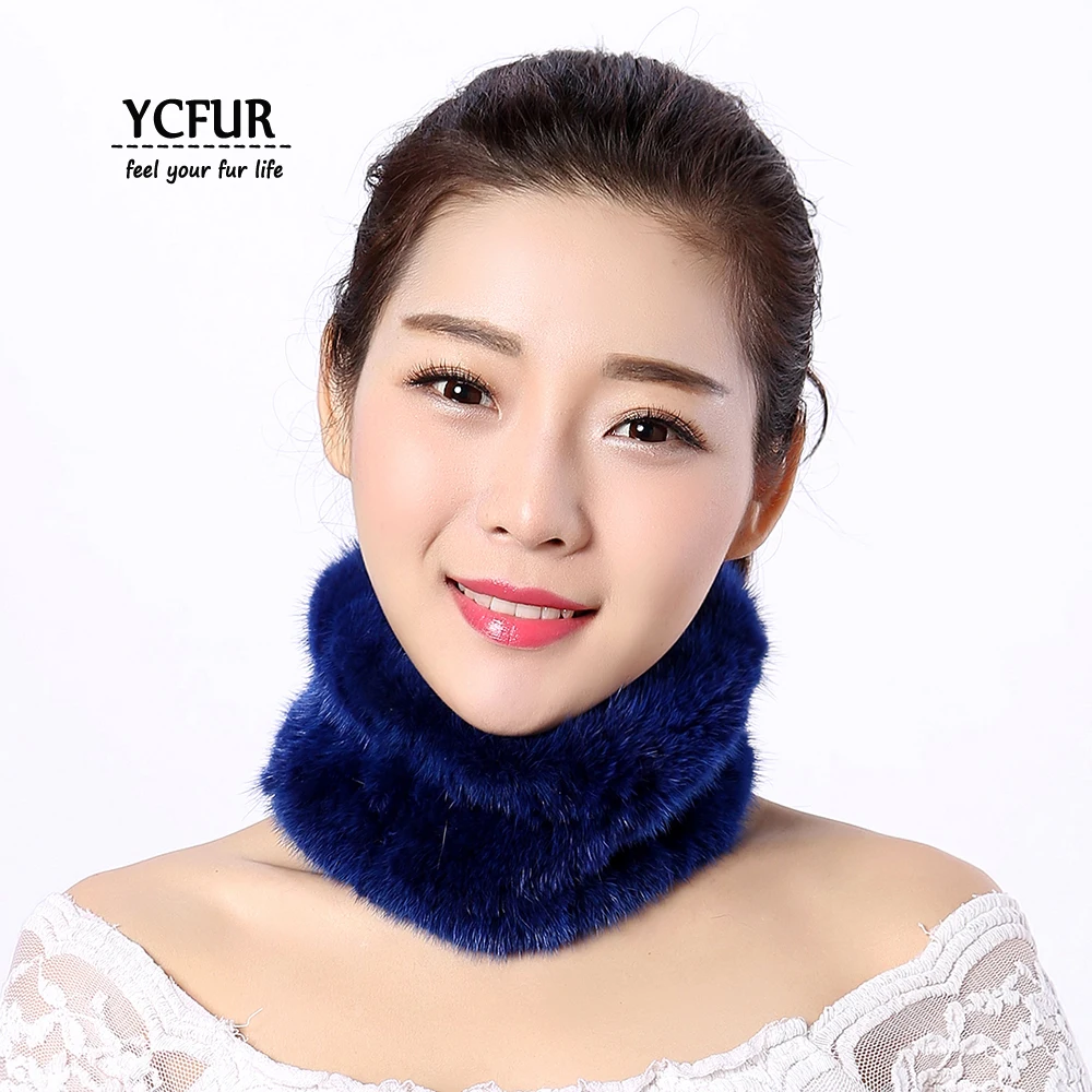 YCFUR супер эластичные женские повязки на голову меховая шапка меховое оголовье повязка для волос для девочек 2 использует шеи Теплое кольцо шарф для женщин