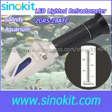Профессиональный морской промышленности солености Ручной рефрактометр-ZGRS-28ATC