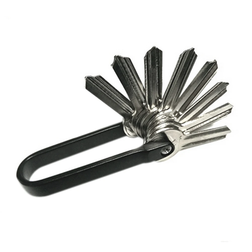 

Outdoor Mini Tools EDC GEAR Aluminum Hard Oxide Key Holder Clip Keys Organizer Folder Smart Keychain Camping Hiking Travel Kit