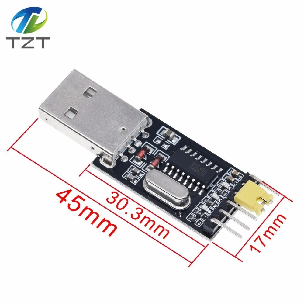 CH340 модуль USB к ttl CH340G обновление скачать небольшой провод щетка пластина STC микроконтроллер Плата USB к последовательному