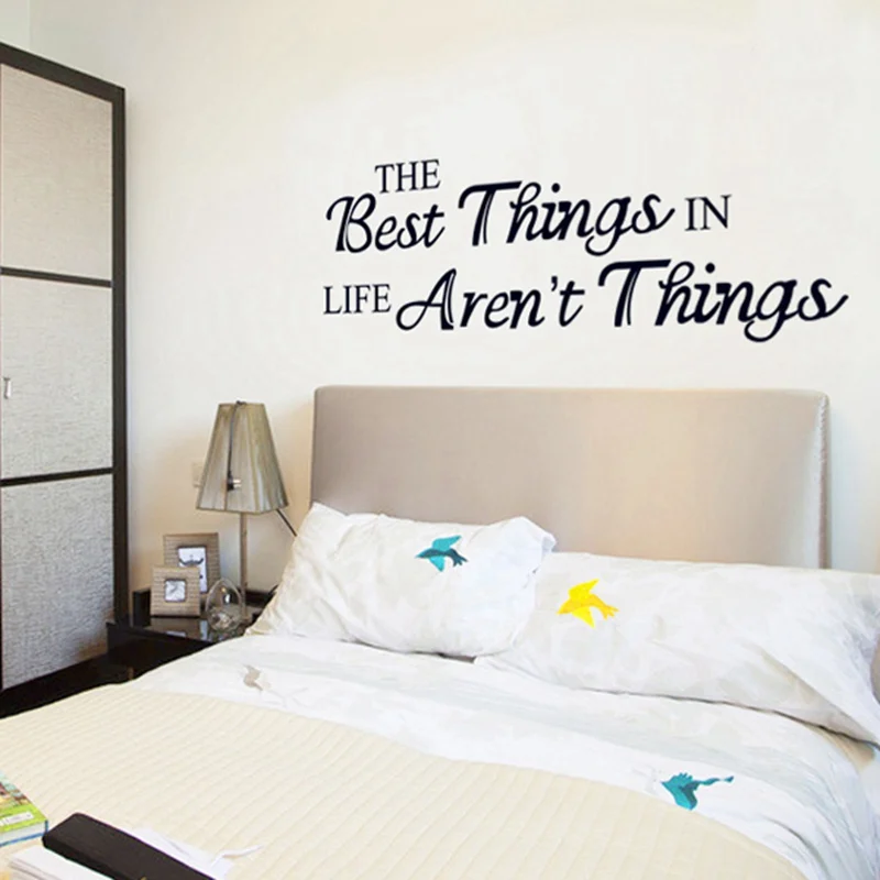 Zs Sticker 36*110 cm / 14*43 inch the best things in life aren't things