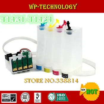 

[Empty] CISS suit for T1431 T1432 T1433 T1434 ,suit for Epson ME Office 960FWD ,me office 900WD ,With auto reset chips