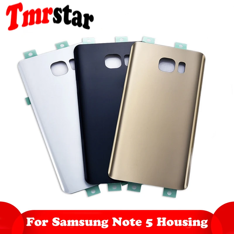 

Battery Back Cover For Samsung Galaxy Note 5 Nota 5 N920 N920F Rear Housing Battery Door Case Replacement Parts