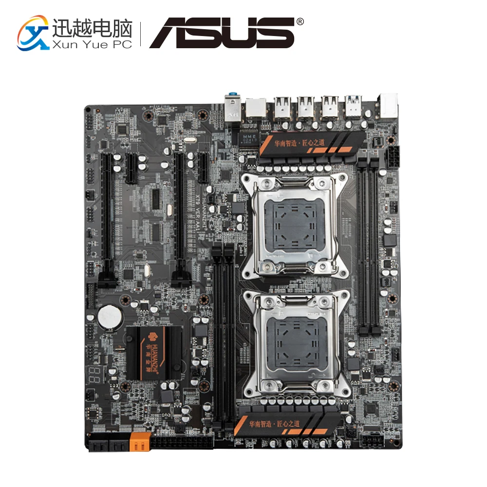 

HUANAN GOLDEN X79 VER:AA1 Desktop Motherboard X79 Support LGA 2011 Dual CPU DDR3 REG/ECC 1866MHz 4*32G SATA3 USB3.0 E-ATX