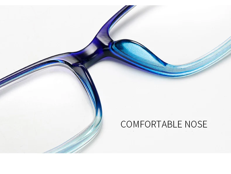 Модные сверхлегкие квадратные очки для чтения, женские и мужские прозрачные линзы, анти-синие компьютерные очки, очки для чтения Пресбиопии