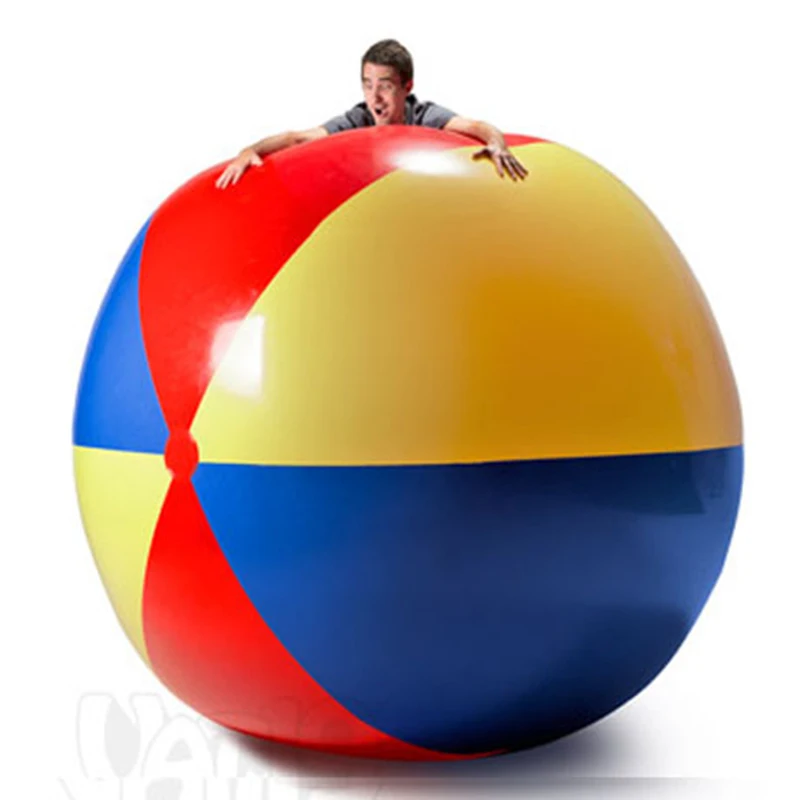 150 см 59 дюймов яркий волейбольный надувной пляжный мяч Шарм Супер большой красочный бассейн и аксессуары игры на открытом воздухе