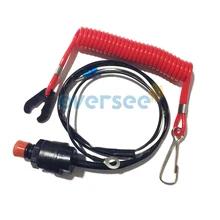 Stop Switch Safety Lanyard For Parsun Yamaha Honda Tohatsu Outboard 6E9-82575-09 66T-82575 STOP SWITCH ASSEMBLY
