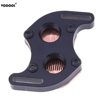 

North and South Bridge S Shape Waterblock G1/4 inch Copper Support 44-58mm Water Block with Mounting Screws Water Cooling