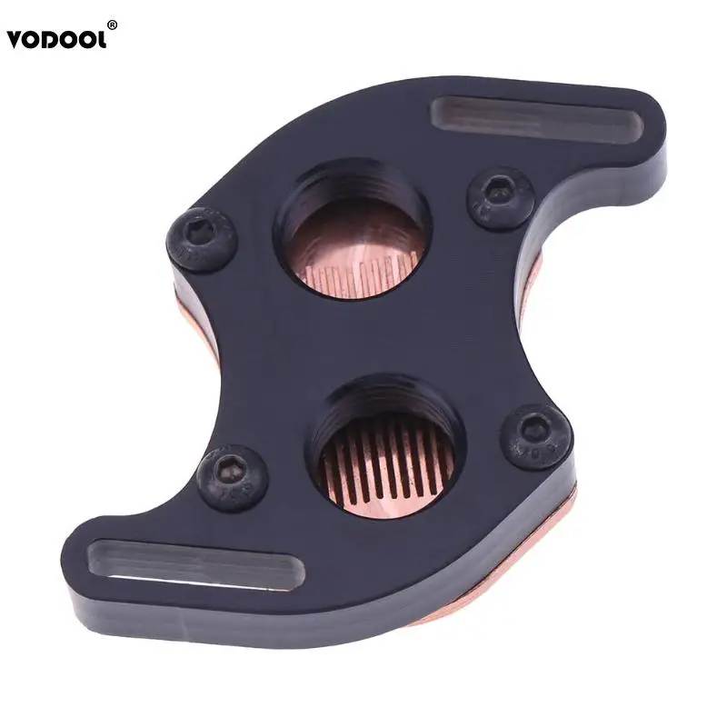 Северный и южный мост S Shape Waterblock G1/4 дюймовый медный упор 44 58 мм водяной блок с
