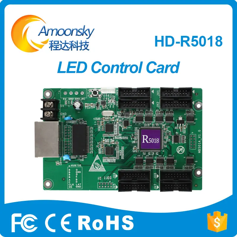 

HD-R5018 Huidu led display receiving card led sign receiving board for full color led display