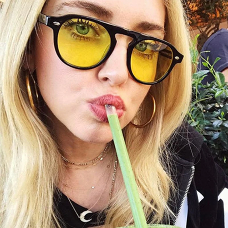 

Fashion Brand designer sunglasses men Vintage women sun glasses Retro Gradient lens Square Eyewear male Female UV400