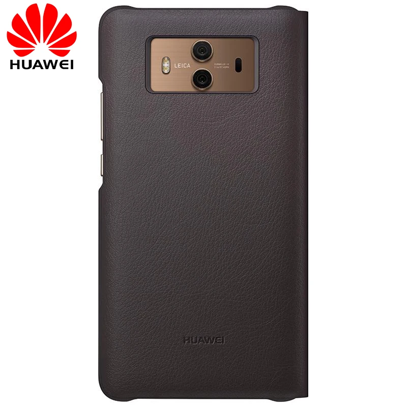 Чехол для huawei mate 10 pro, официальный бренд huawei mate 10, флип-чехол, качественный чехол из искусственной кожи, чехол для смартфона с сенсорным экраном