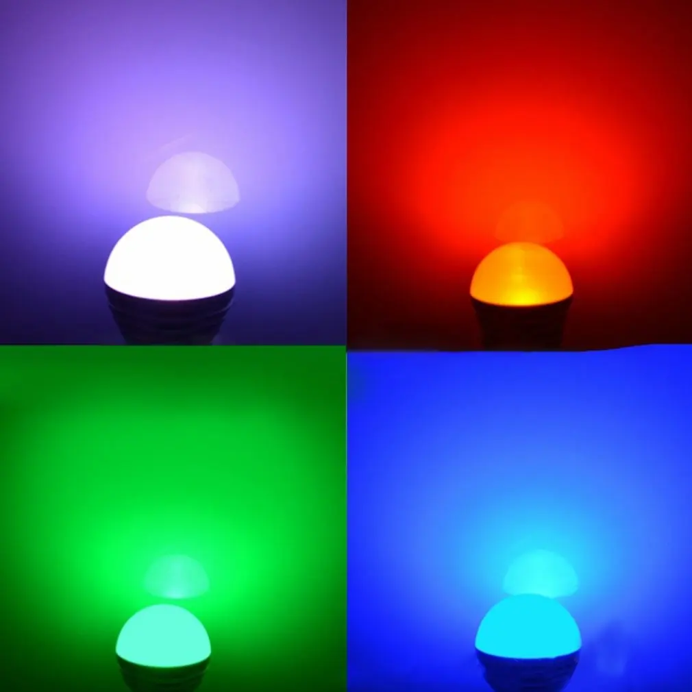 ICOCO 3 Вт RGB светильник лампы красочный дистанционного Управление регулируемой