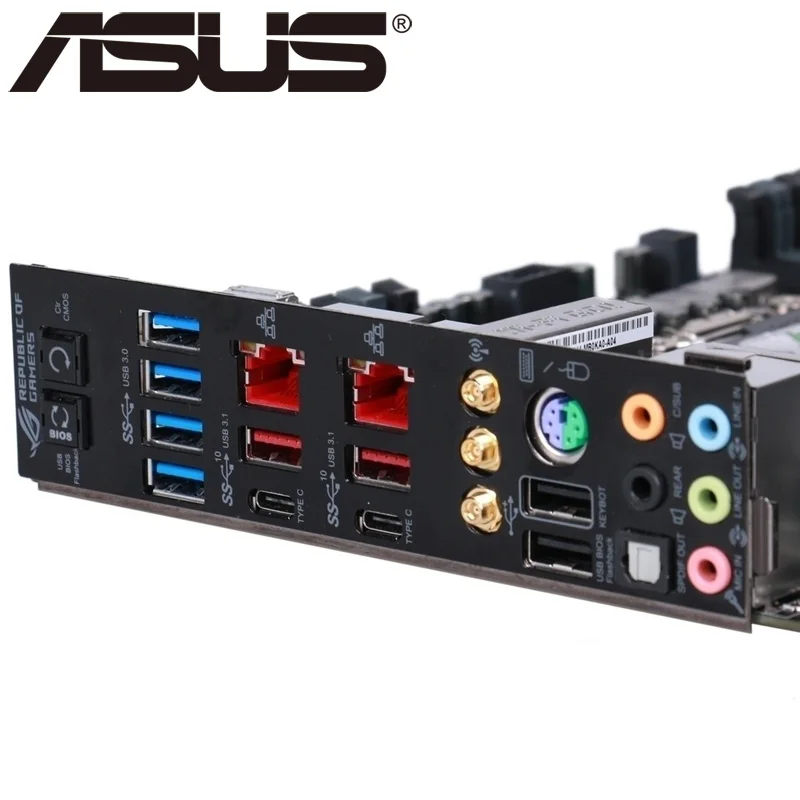 Asus ROG RAMPAGE V EDITION 10 материнская плата для настольного компьютера X99 Socket LGA 2011 V3 i7 X DDR4