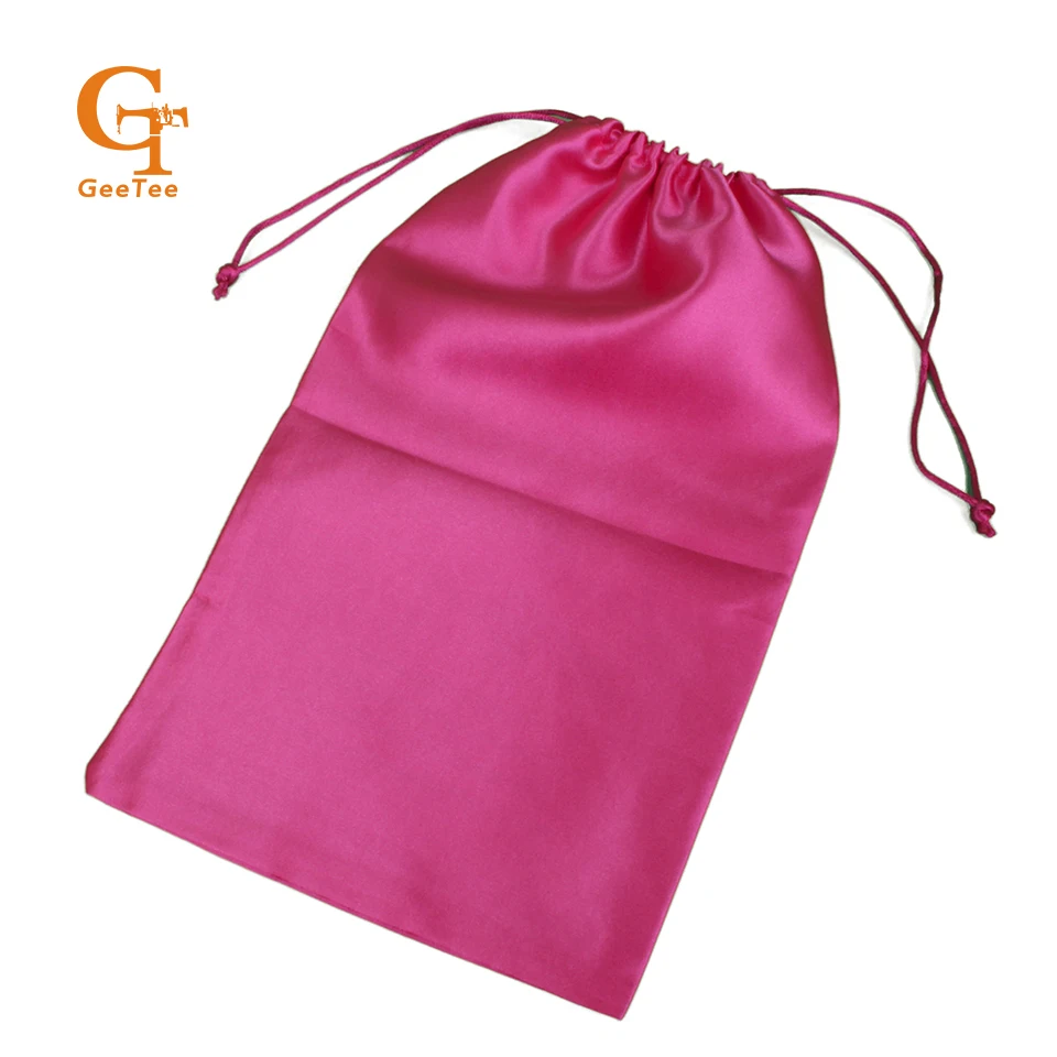 White Black Pink Virgin Hair Extensions Bundles Packaging Satin Bags White Black Pink Virgin Hair Extensions Bundles Packaging Satin Bags Gift Ng Blank Silk For Women Bundle In Wring