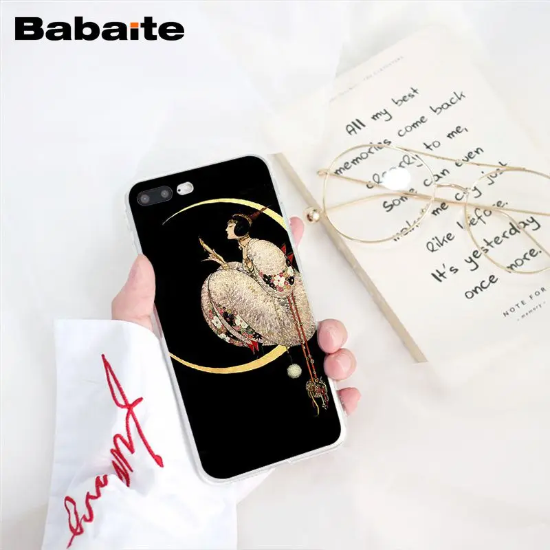 Babaite художественный плакат ALPHONSE MUCHA Тонкий чехол для телефона для iphone 11 Pro 11Pro Max X XS MAX 6 6s 7 7plus 8 8Plus 5 5S SE XR