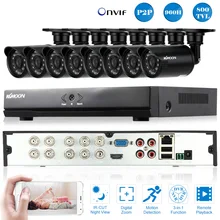 Kkmoon 8-канальный 960 H D1 HDMI 8ch CCTV Системы видеорегистратор комплект Регистраторы с 8 шт. 800TVL Водонепроницаемый открытый видеонаблюдения Камера