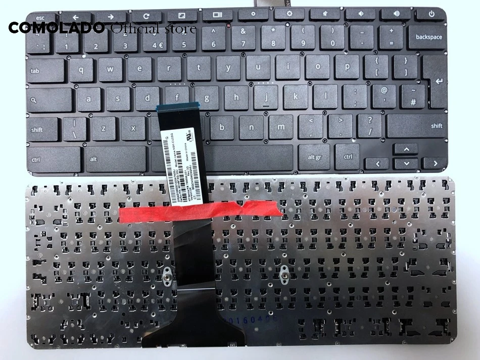 KEMENG New Laptop Replacement Keyboard for HP Chromebook 11 G6 EE US Layout Compatible with UK